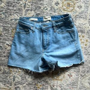 Universal Thread Blue Jean Shorts High-Rise Midi